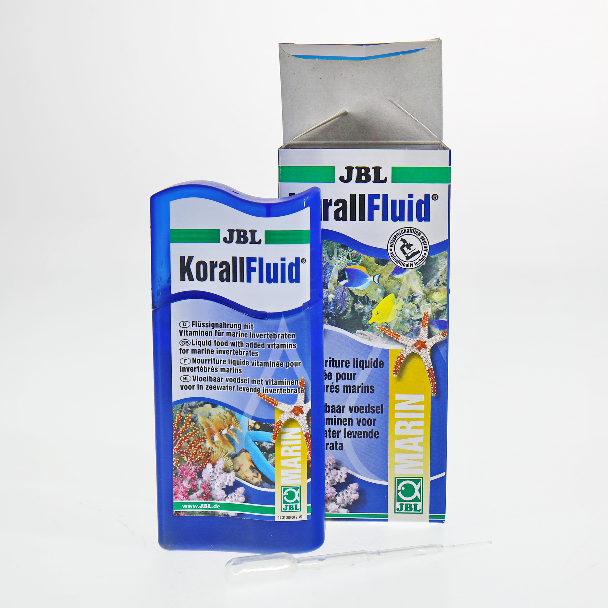 Корм для рыб JBL KorallFluid для беспозвоночных и мальков жидкий планктон 100 мл